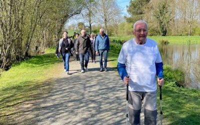 Il marche pour la lutte contre Parkinson